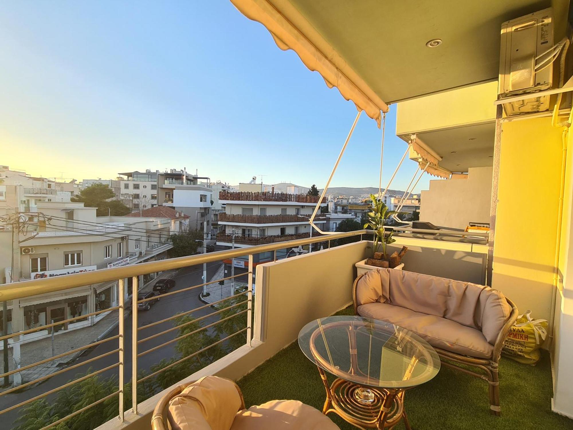 Sunny Home Private Jacuzzi Hydromassage Acropolis & Lycabettus Far View Parking 300M Metro Peristeri Atenas Exterior foto