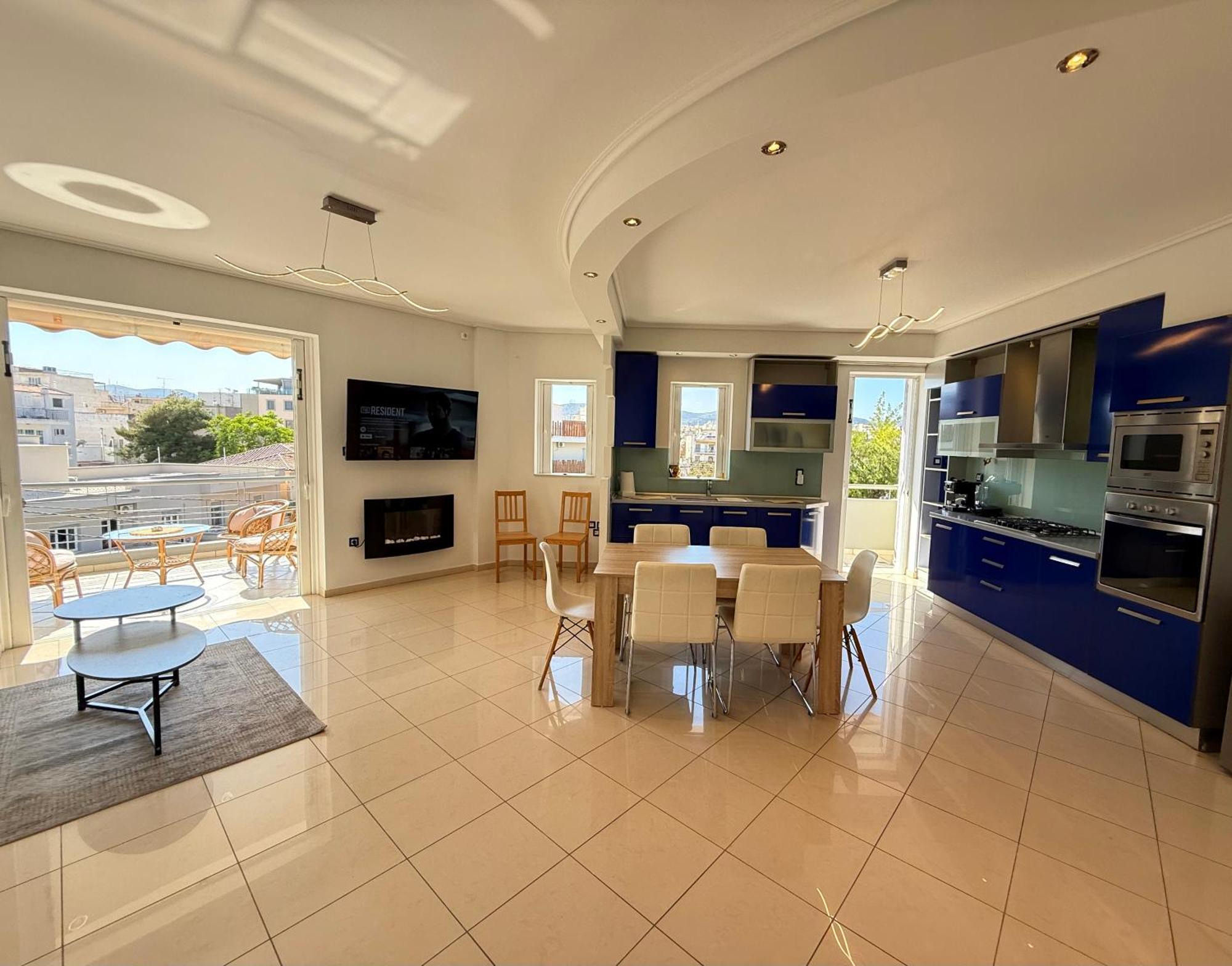 Sunny Home Private Jacuzzi Hydromassage Acropolis & Lycabettus Far View Parking 300M Metro Peristeri Atenas Exterior foto